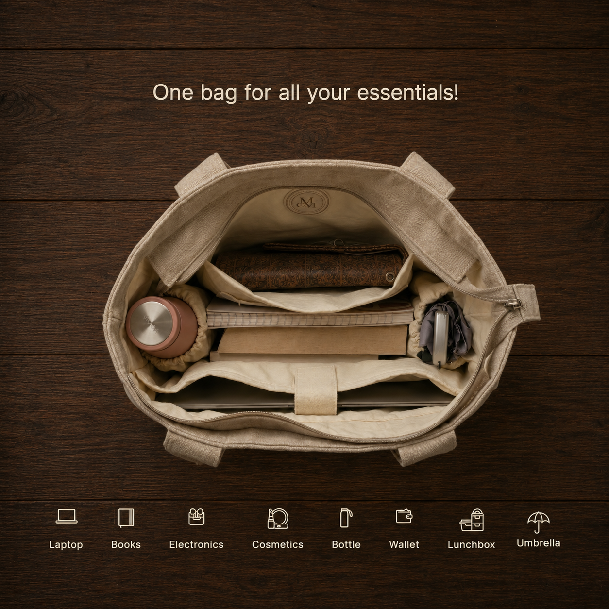 Companion Tote - Mist Beige